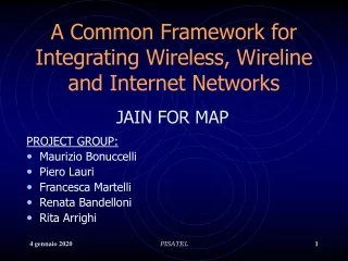 A Common Framework for Integrating Wireless, Wireline and Internet Networks