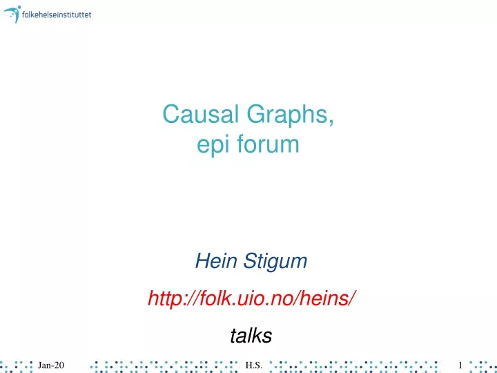 causal graphs epi forum