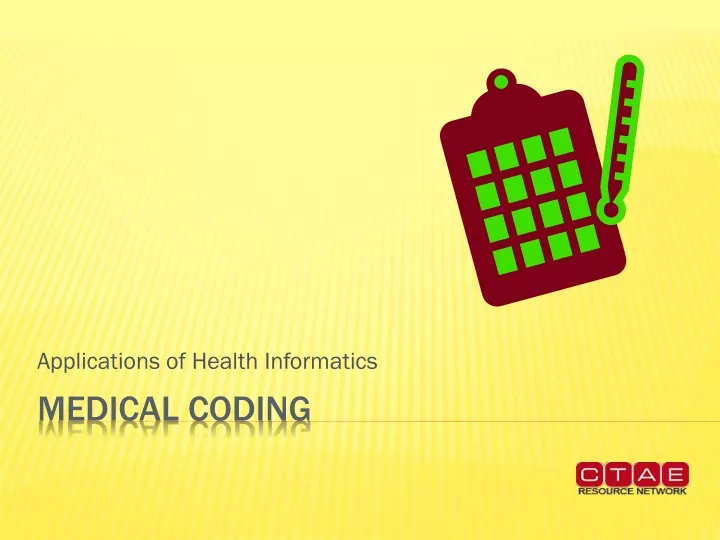 applications of health informatics
