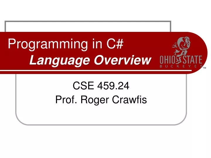programming in c language overview