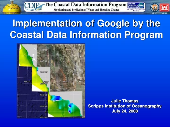 implementation of google by the coastal data