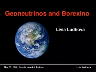 Geoneutrinos and Borexino