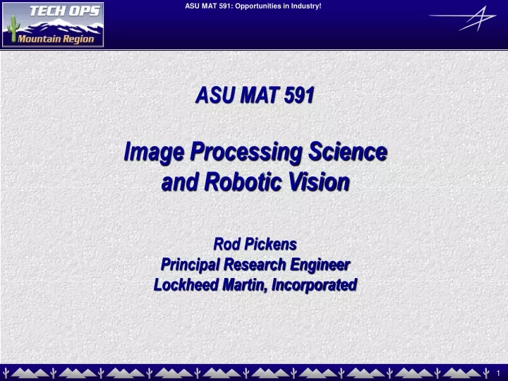 asu mat 591 image processing science and robotic