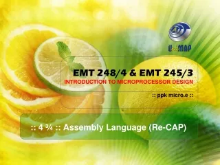 :: 4 ¾ :: Assembly Language (Re-CAP)