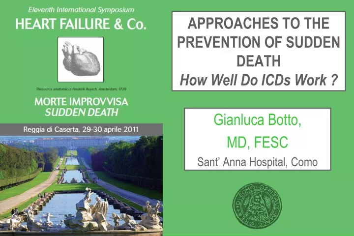 approaches to the prevention of sudden death how well do icds work