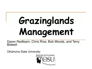 Grazinglands Management