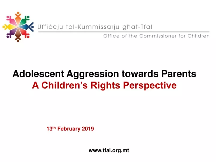 adolescent aggression towards parents a children