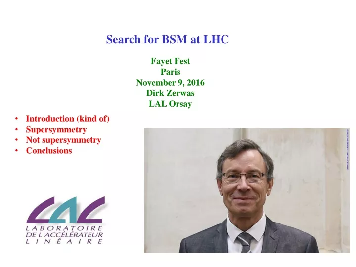search for bsm at lhc