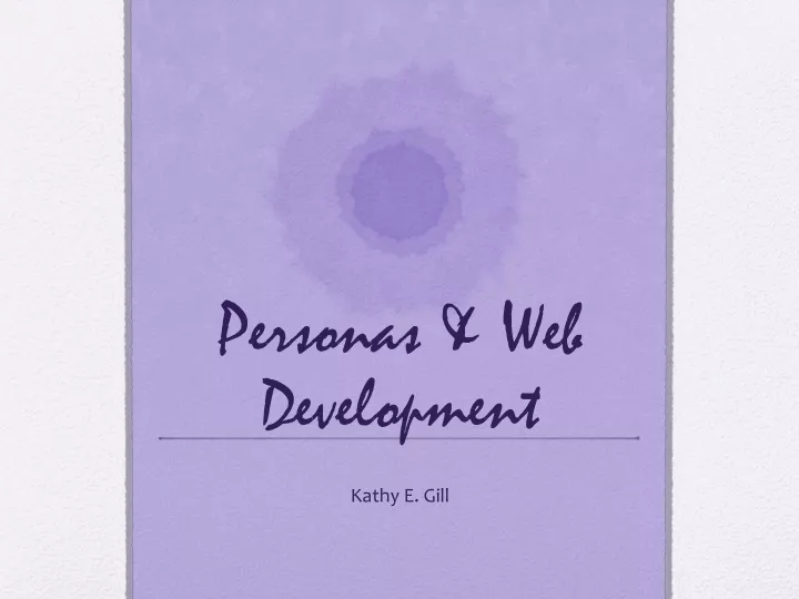 personas web development