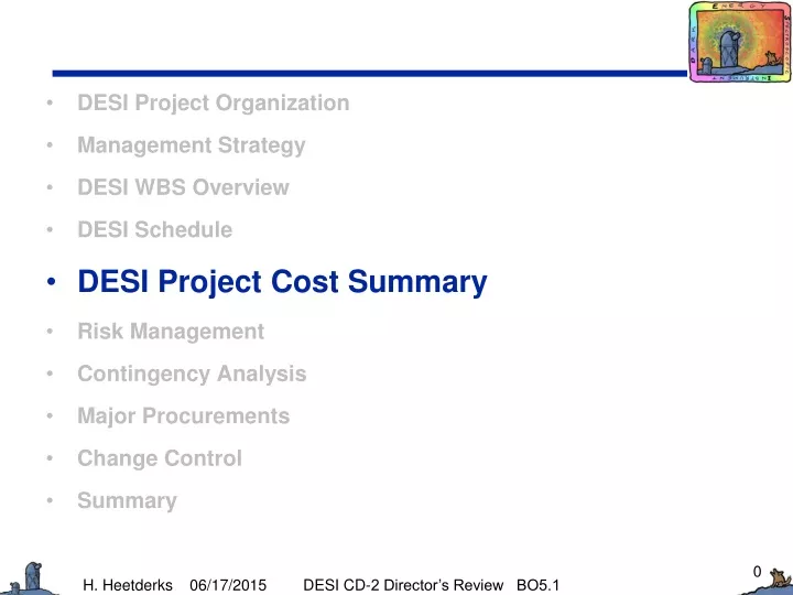 desi project organization management strategy