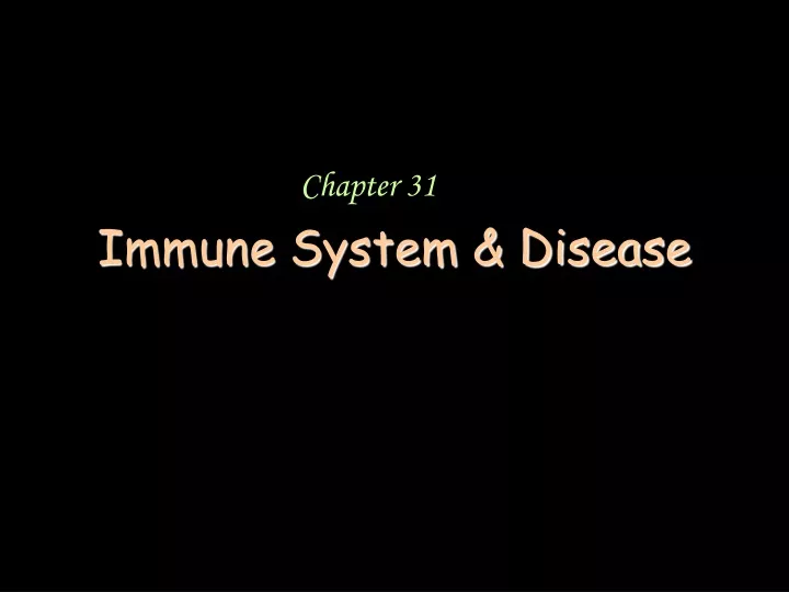 immune system disease