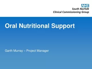 Oral Nutritional Support