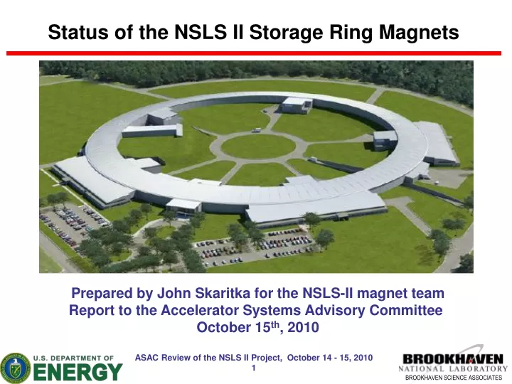 status of the nsls ii storage ring magnets