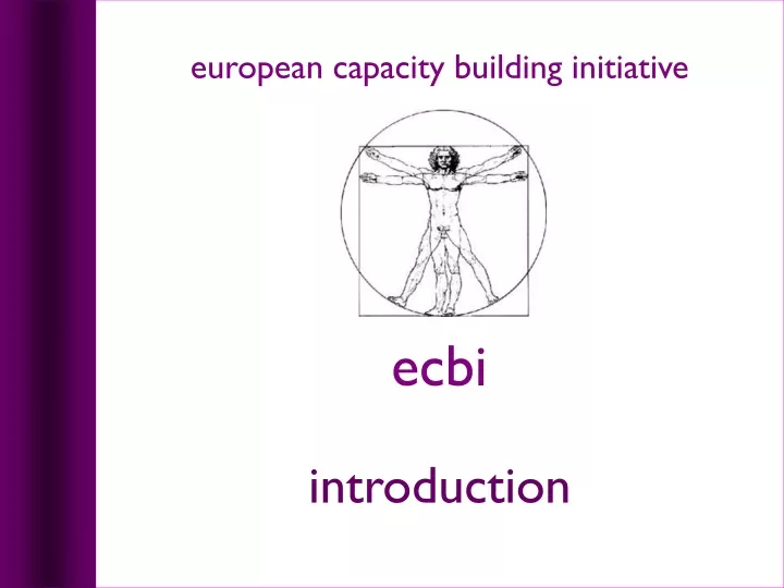 european capacity building initiative