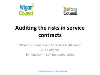 Auditing the risks in service contracts