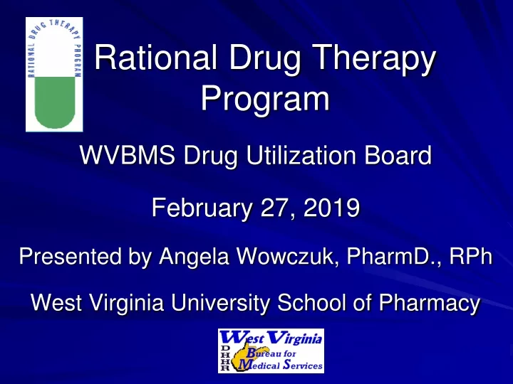 rational drug therapy program