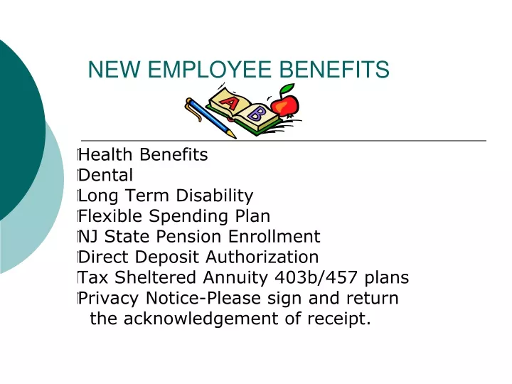 new employee benefits