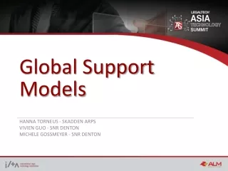 Global Support Models