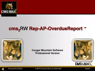 cms 2 RW  Rep-AP-OverdueReport  ™