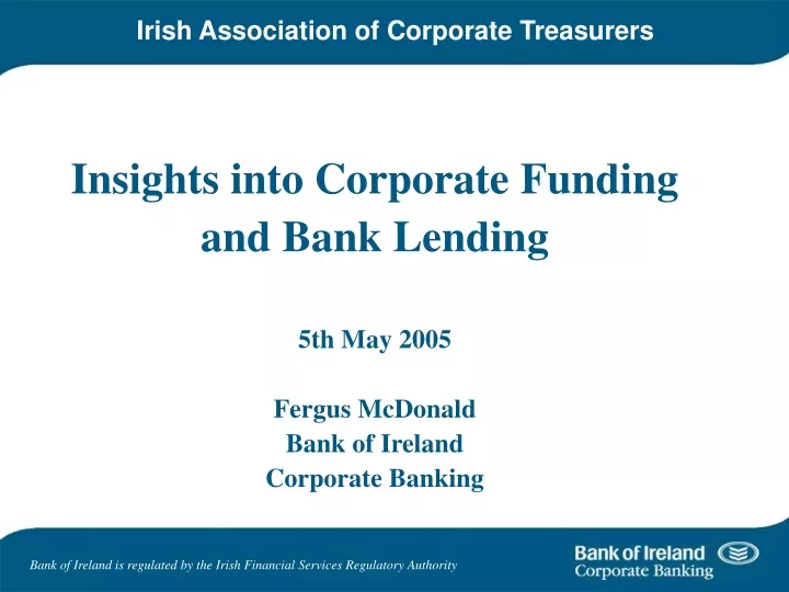 irish association of corporate treasurers