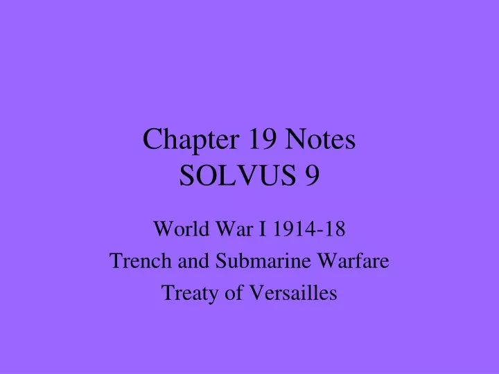 chapter 19 notes solvus 9