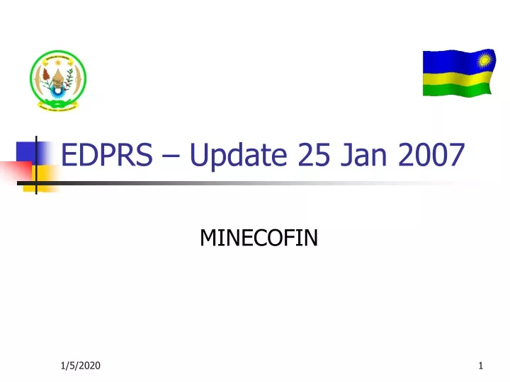 edprs update 25 jan 2007