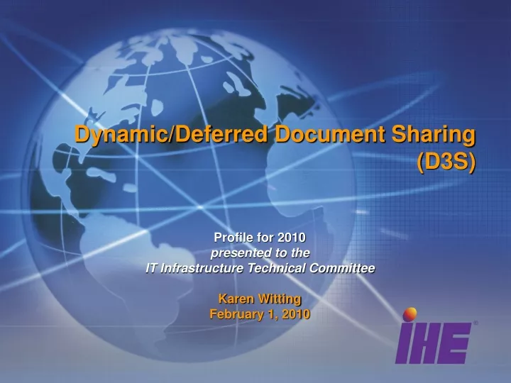 dynamic deferred document sharing d3s