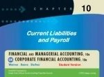 Current Liabilities and Payroll in Accounting - slide 1