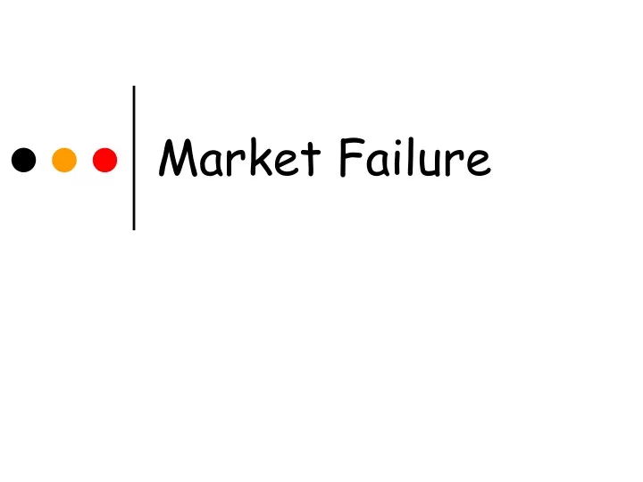 market failure