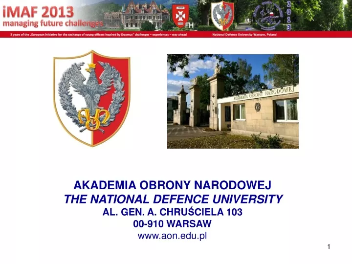 akademia obrony narodowej the national defence
