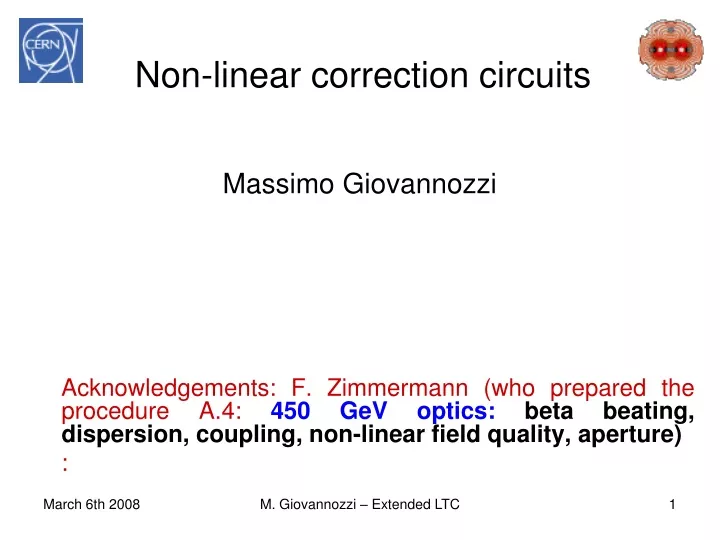 non linear correction circuits
