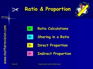 Ratio &amp; Proportion