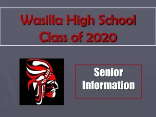 Wasilla High School Class of 2020