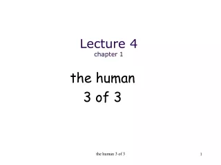 Lecture 4 chapter 1