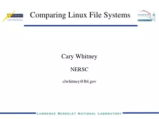 Comparing Linux File Systems
