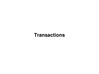 Transactions