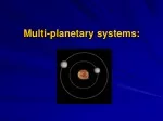 Multi-planetary systems: - slide 1