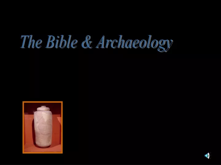 the bible archaeology