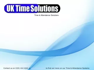 Time &amp; Attendance Solutions