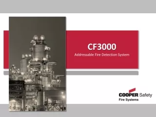 CF3000 Addressable Fire Detection System