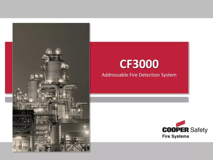 cf3000 addressable fire detection system