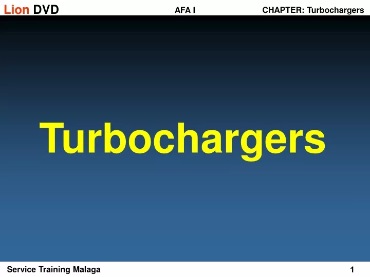 chapter turbochargers