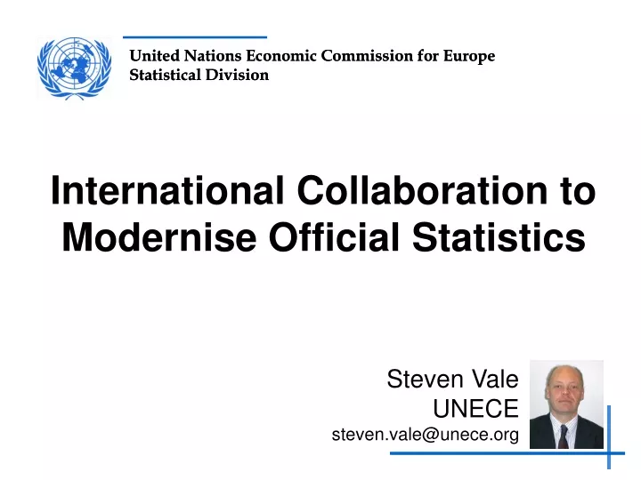 international collaboration to modernise official statistics