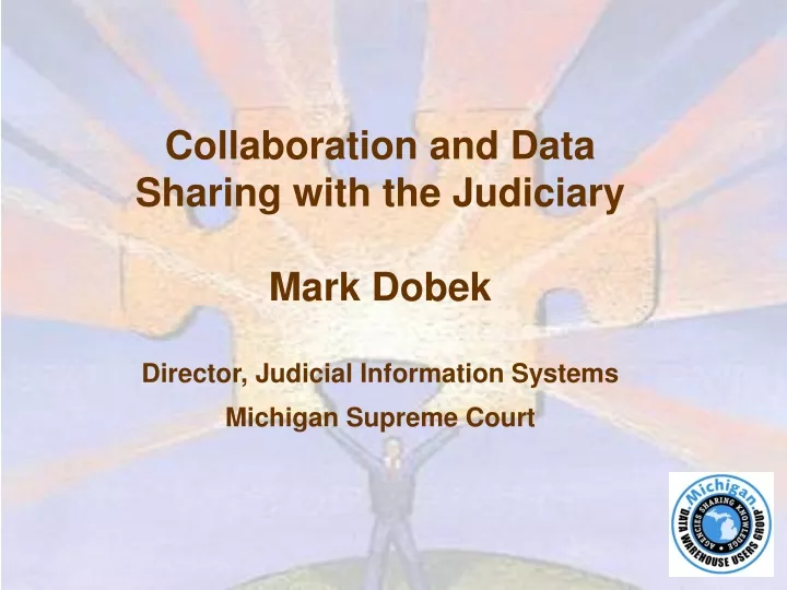 collaboration and data sharing with the judiciary