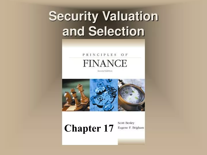 security valuation and selection