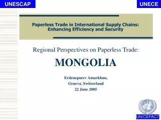 Paperless Trade in International Supply Chains: Enhancing Efficiency and Security