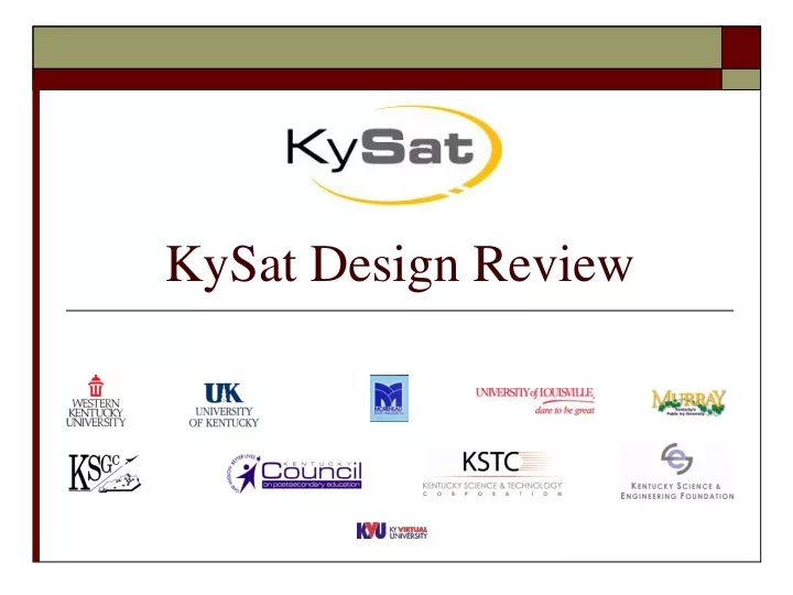 kysat design review