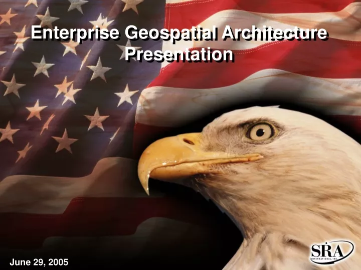 enterprise geospatial architecture presentation