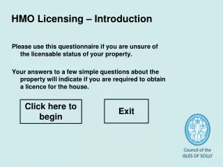 HMO Licensing – Introduction