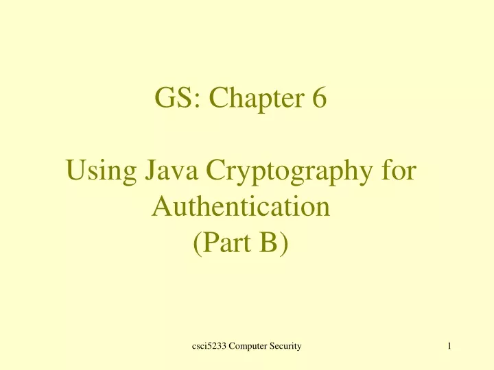 gs chapter 6 using java cryptography for authentication part b